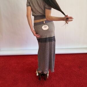 Vivienne Westwood 730$ New Expandable Gold Label 2014 Silk Yarn Skirt